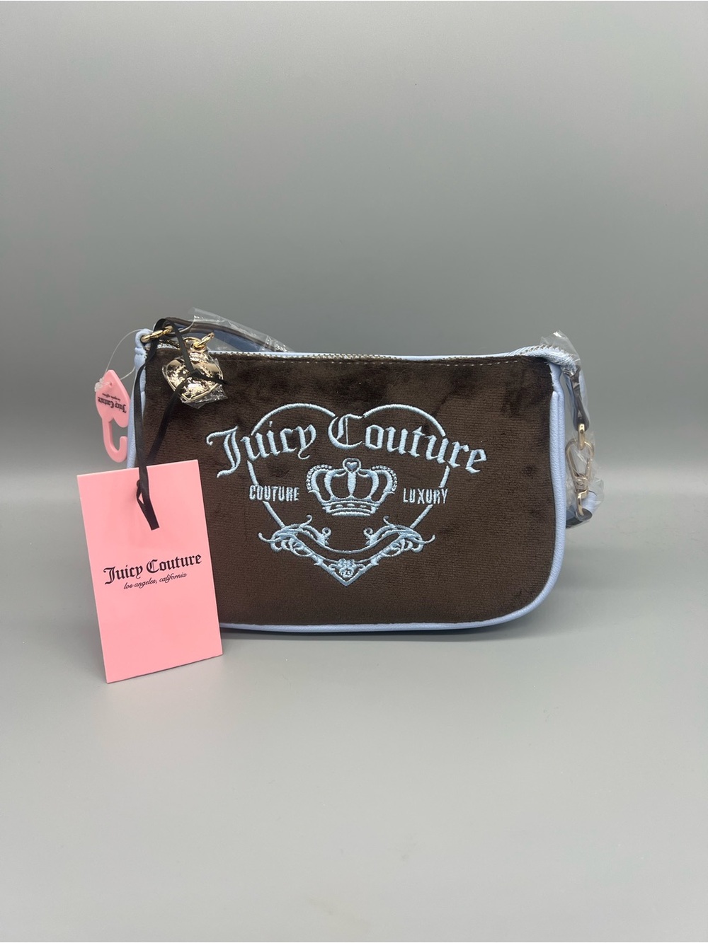 Juicy couture girlie royalty wristlet bag